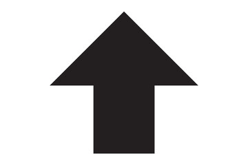 Wall Mural - black arrow icon. arrow icon isolated. vector illustrator.