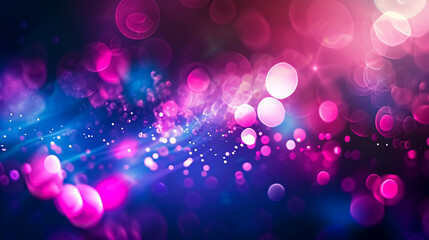 Wall Mural - defocused neon glow: light flare overlay with futuristic led illumination. blur of ultraviolet, mage