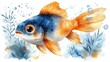 © Armando - A Single Watercolor Illustration Celebrating Marine Diversity