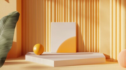 Poster - Modern Graphic Mockup with Bold Visuals and Contemporary Typography