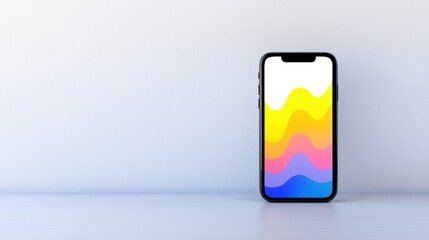 Poster - Vibrant Mobile App Interface for Symptom Monitoring and Health Management