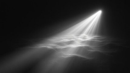 Wall Mural - sun rays overlay. sun rays light isolated on black background for overlay design. transparent sunlig