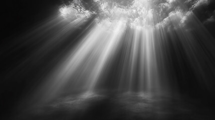 Wall Mural - sun rays overlay. sun rays light isolated on black background for overlay design. transparent sunlig