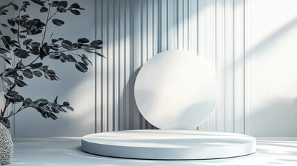 Poster - Minimalistic Graphic Mockup Showcasing a Clean and Stylish Interior Design Concept
