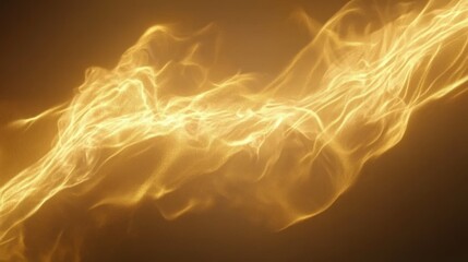 Poster - Abstract golden light streaks dancing on a dark background, creating a dramatic and stunning visual effect, perfect for use in creative projects and digital designs.