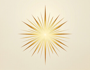 Wall Mural - Golden Starburst