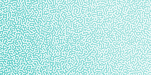 Aufkleber - Turing Abstract Pattern, suitable for any business. White and blue color diffusion reaction seamless pattern.An abstract Reaction-diffusion or Turing pattern formation, coral reef, natural texture,	