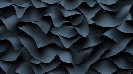 Poster - Dynamic textured wave patterns abstract design digital art modern aesthetics close-up view creative background inspiration