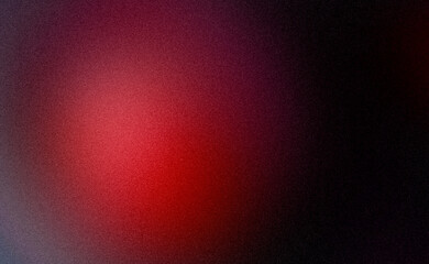 Wall Mural - dark blurry grainy diffused glowing red aura gradient abstract background