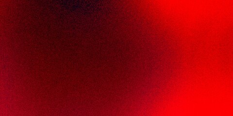 Wall Mural - blurry grainy black aura red gradient noise texture abstract plain background with blank space