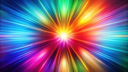 Poster - Abstract colorful background with blurred light patterns forming a vibrant moire effect, abstract, colorful, background, blurred