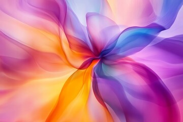 Wall Mural - abstract background with flowers