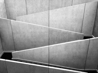 Aufkleber - Concrete wall Cement Structure background Architecture details