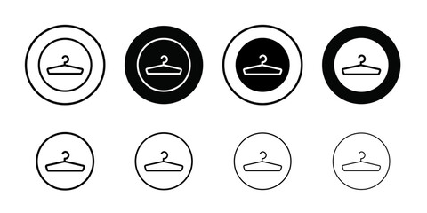 Poster - hanger icon Outline vector for web ui