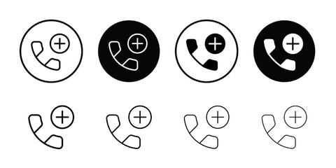 Aufkleber - Medical help icon Outline vector for web ui