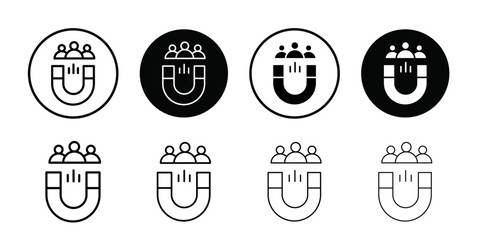 Poster - User Engagement icon Outline vector for web ui
