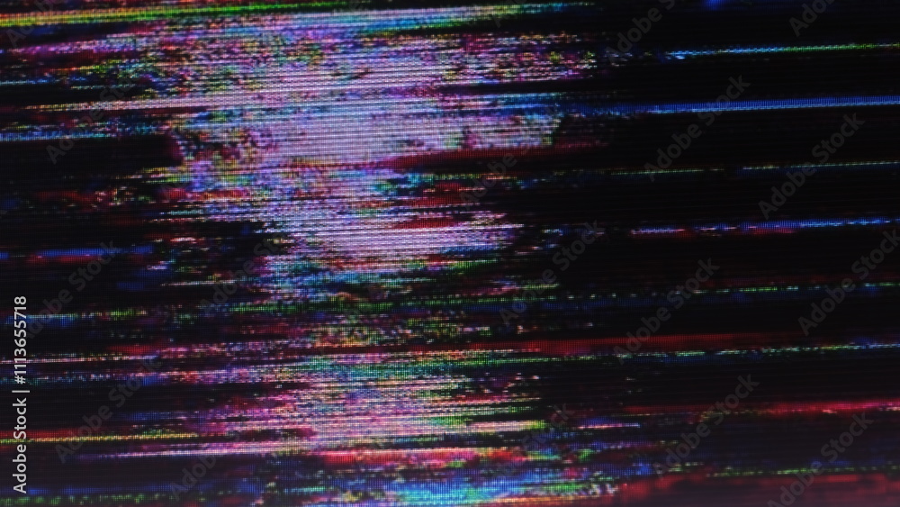 Static Camera Background Glitch camera effect. Retro VHS background. Old video template. No ...