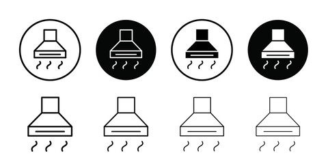 Aufkleber - Extractor Hood icon Outline vector for web ui