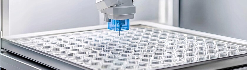 Poster - Industrial-scale fabrication of nanomaterial components with robotic arms working in a cleanroom environment