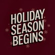 © Indri - Holiday Season Begins Festive Winter Greetings Announcement