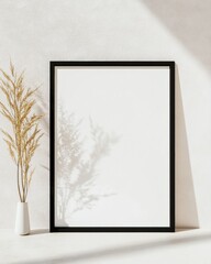 Poster - Elegant Minimalist Holiday Decor Christmas, New Year, Thanksgiving Poster in Sleek Black Frame