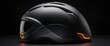 © Kumblack - Sleek smart bike helmet with unique lighting on a black background for safety