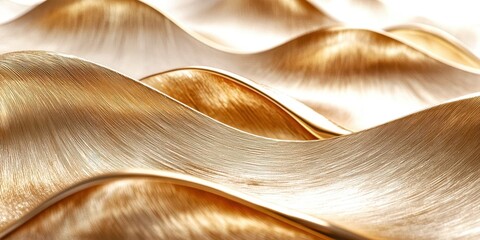 Poster - Gold wave is shown in the image