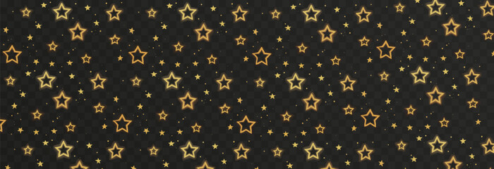 Wall Mural - vector space stars png. glowing stars on transparent background. space star background.