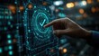 © Natalia - service guarantee validation concept for business process automation quality assurance management certification digital transformation touching checked icon on virtual scree