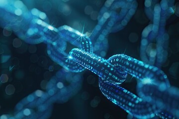 Blockchain technology background  cryptocurrency fintech  programming concept  abstract Segwit.