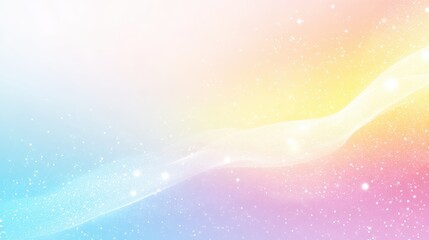Wall Mural - gradient pastel background with a soft glowing effect, blending yellow, pink, and blue hues, resembl