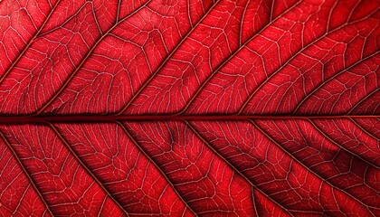 red leaf background. сlose up of leaf texture