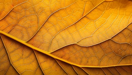 yellow leaf background. сlose up of leaf texture