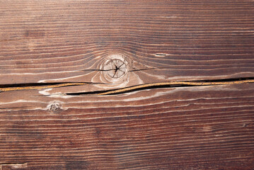 Wall Mural - Detailed Closeup of Natural Wood Grain Showcasing Unique Texture and Characteristic Knots