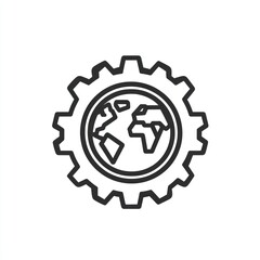 Poster - Global Gear, World Gear, International Mechanism.