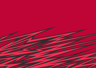 Poster - Abstract background with seamless sharp arrow line pattern and with some copy space area