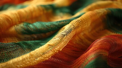 Abstract Pattern of Woven Fabric