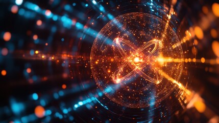 Wall Mural - it is important to understand the interaction of light and matter as described by quantum electrodyn