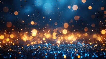 Poster - tiny twinkling stars lights background sparkle.