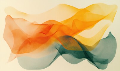Poster - Abstract Grainy and Blurry Shape. Trendy Form with Transparency.