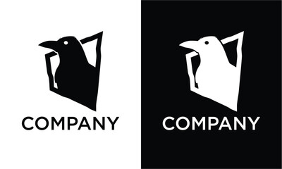 Poster - Creative bird logo vector illustration