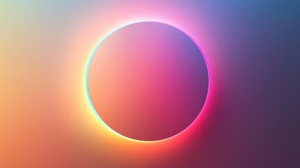 Poster - Abstract Gradient Circle Background