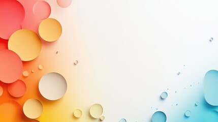 Poster - Abstract Gradient Circle Background