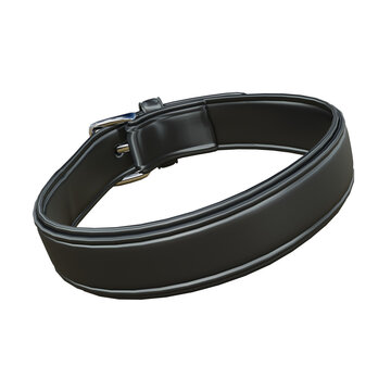 punk collar isolated 3d rendered illustration
