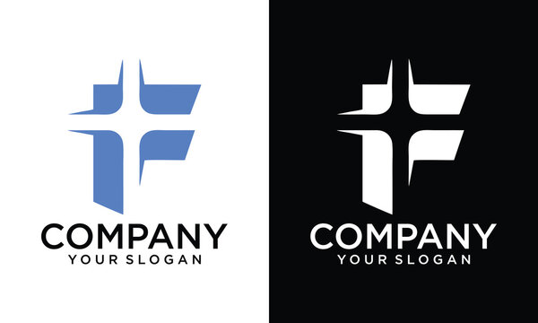 Creative Letter FF Logo Design. Suitable for any business. Easy to remember, simple, different, unique, professional, clean, powerful, and modern. very well used in all