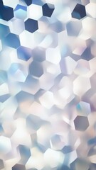 Wall Mural - Abstract bright white and gray geometric bokeh motion background