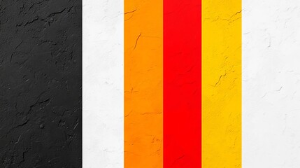 Poster - Abstract stripes running vertically, showcasing a variety of colors and textures.