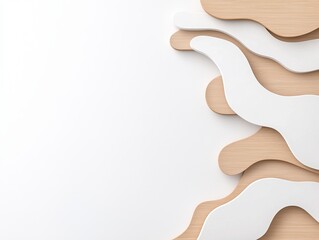 Poster - Soft, undulating patterns in subtle neutral shades bring a calming feel.