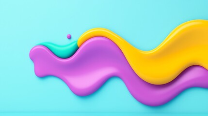 Poster - A vivid array of colors coming together in an energetic abstract composition.