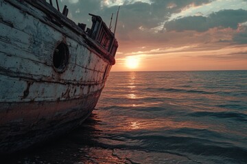 Wall Mural - Boat on Water